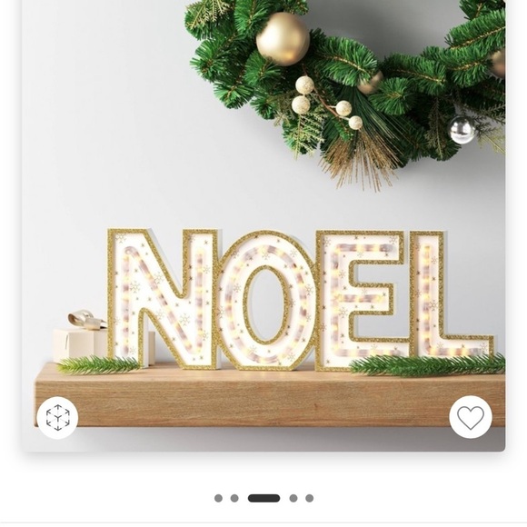 Lit LED 'Noel' Christmas Tabletop Sign - Wondershopтм - Picture 5 of 5